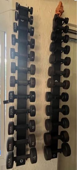 York vintage set 1-15 with wall rack