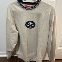 Like New Supreme Double S Crewneck Size Medium