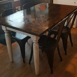 Kitchen Table With For Chairs