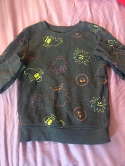 Halloween Monster Sweater 5T