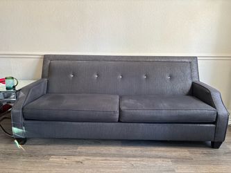 Elegant Silver Couch