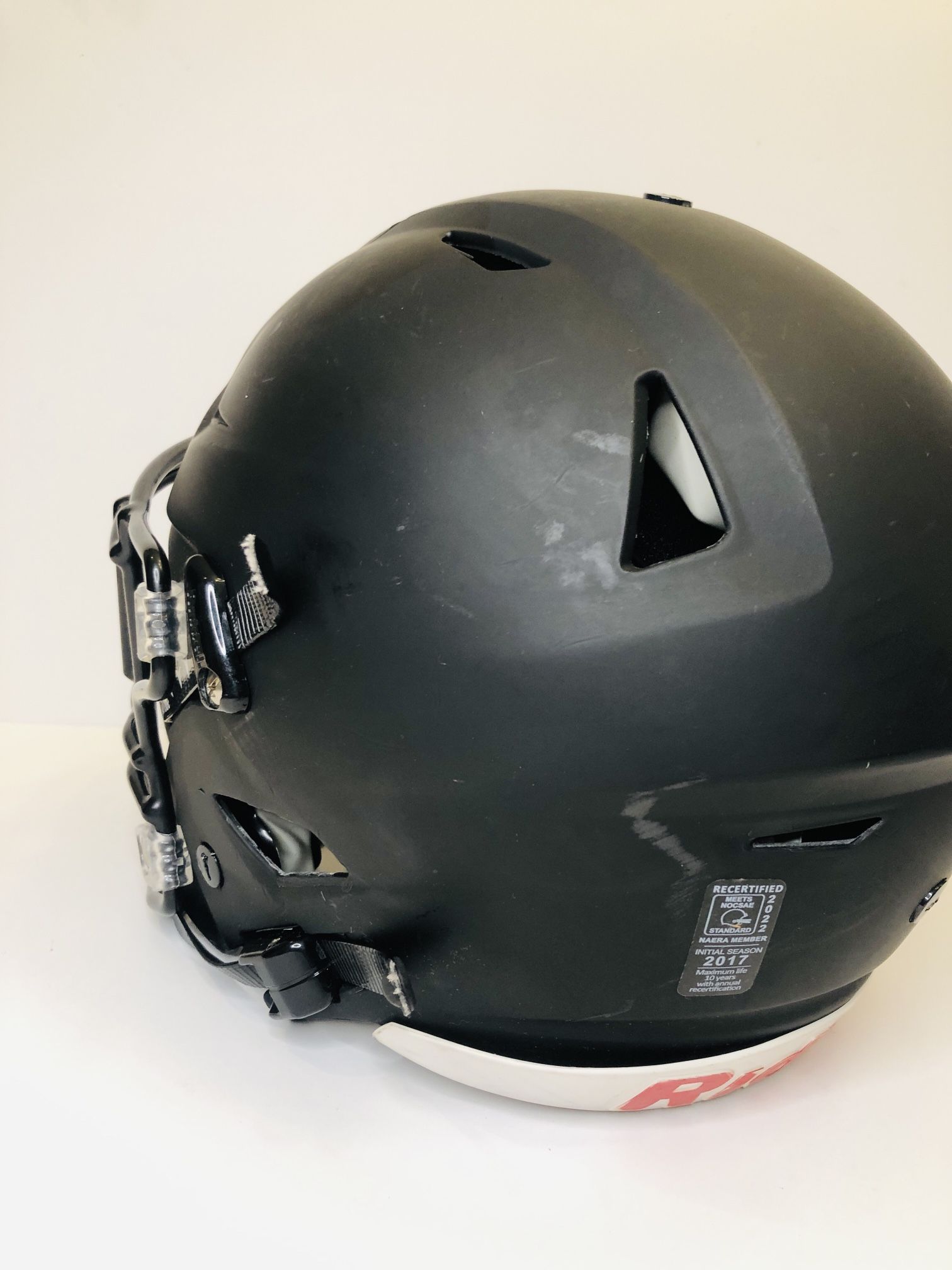 2022 Recertified Adult Medium Black Matte Riddell Speedflex Football