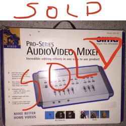 SOLD - SOLD - SIMA Pro Series Audio video effects mixer