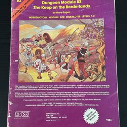 Dungeons & Dragons Module B2 - The Keep on the Borderlands 1981 TSR#9034