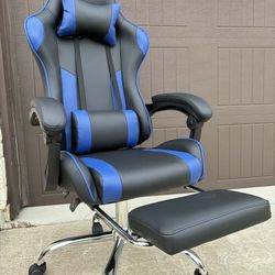 Blue And Black Gaming Chair