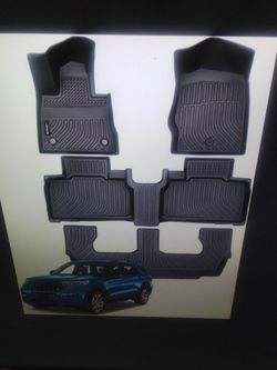 New Floor mat set for Ford Explorer 2020-2026, 7-seater all weather custom contoured set