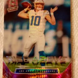 2020 Spectra Rise Above Rookie Of Justin Herbert #19/25