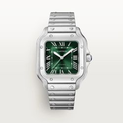 2026 Cartier Santos de Cartier Medium Green Dial – Full Set