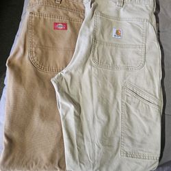 DICKIES  MENS RIPSTOP CARGO 36X32 CARHARTT MENS 34X32 PANTS