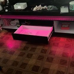 Tv Stand, Neon Change Colors 