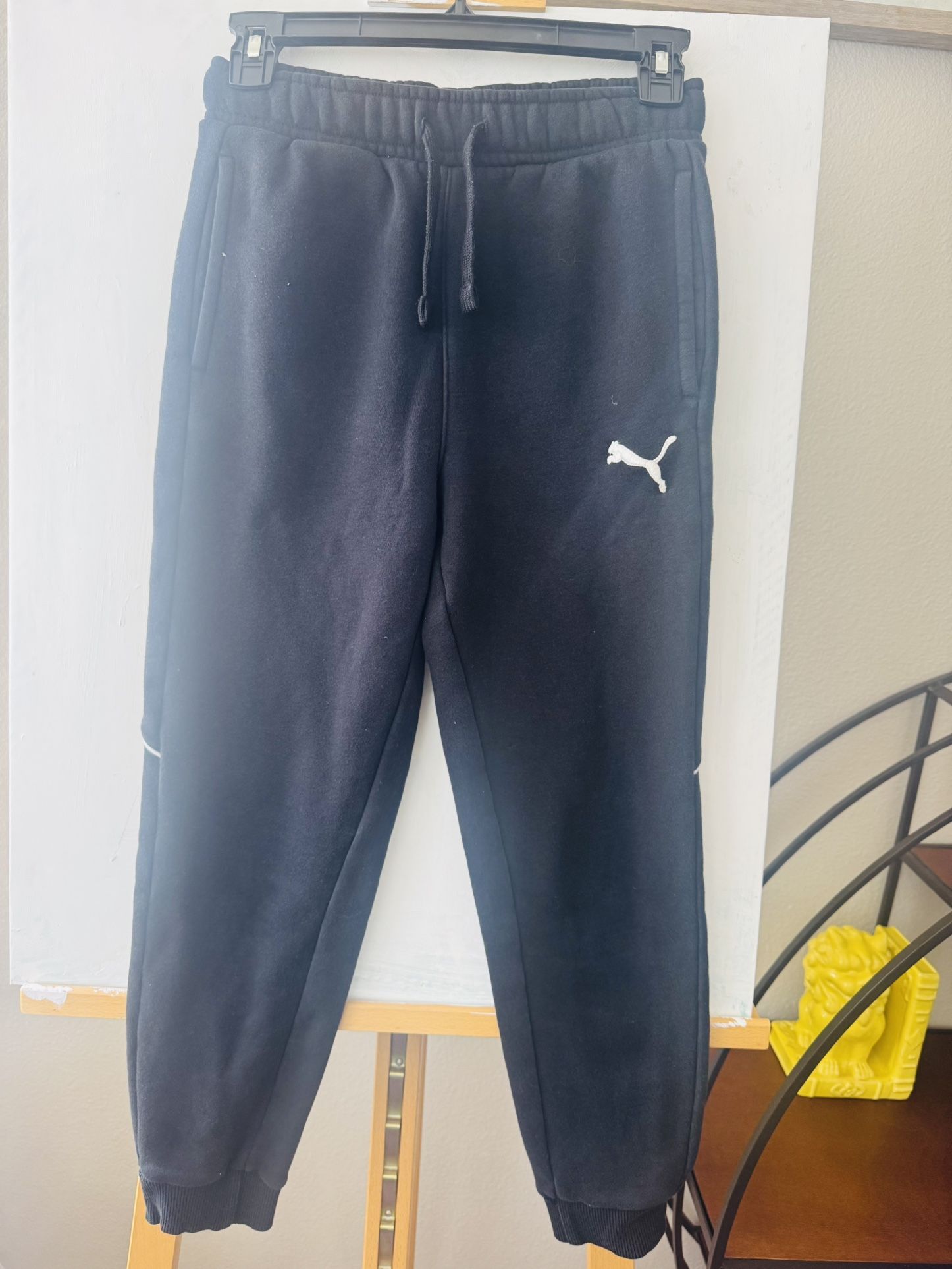 Pre-Owned Puma Black Boy‘s Jogger Sz M