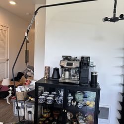 Glass and Metal Display Cabinet