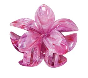 Floral Clip: Marble Fuchsia