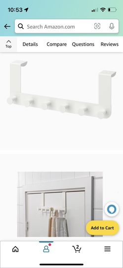 ENUDDEN Hanger for door, white - IKEA