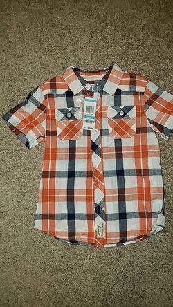 Greendog boys size 5 button up shirt