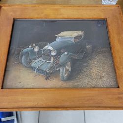 Antique Car Photo Frame