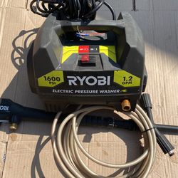 Ryobi 1600psi Electric Pressure Washer
