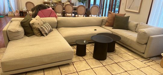 Blu Dot U-Shaped Sofa with Chaise