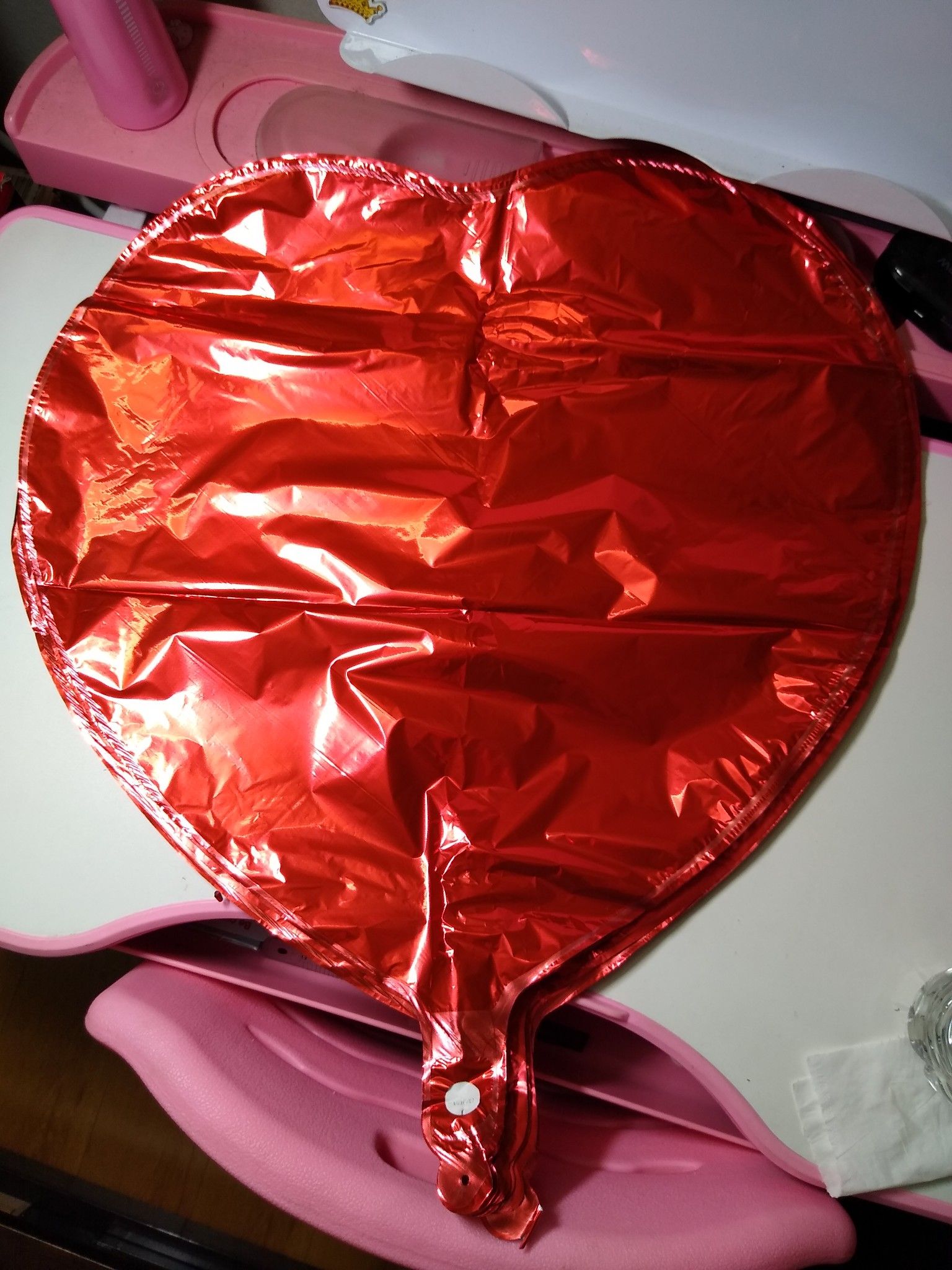 25pc Red Heart Foil Mylar Balloons 18 inch big size Balloons ~Brand new~