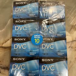 Sony Digital Video Cassettes - BRAND NEW