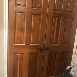 i have solid wood double interior door 