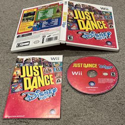 Just Dance: Disney Party (Nintendo Wii, 2012) CIB Complete Tested