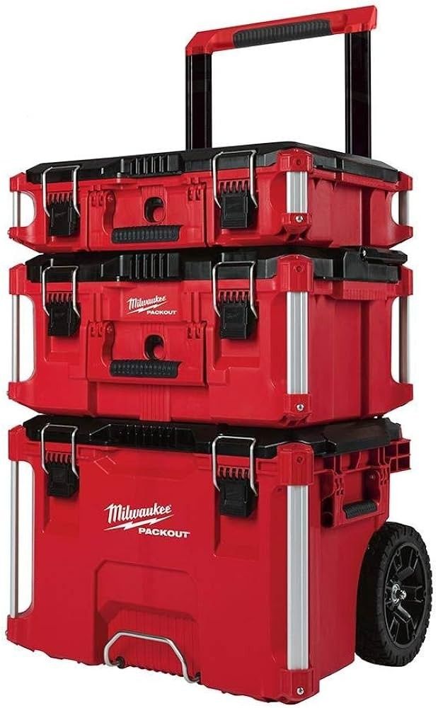 Milwaukee Packout With 2 Full And 2 Half Organizer