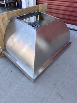 Custom Made Stainless Steel Hood With Exhaust Fan