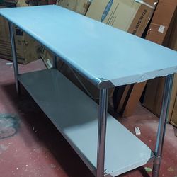 6ft Stainless Steel Prep Table
