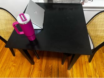 Boho table and 2 chairs for sale