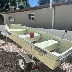 Fishing Boat With Trailer To Haul