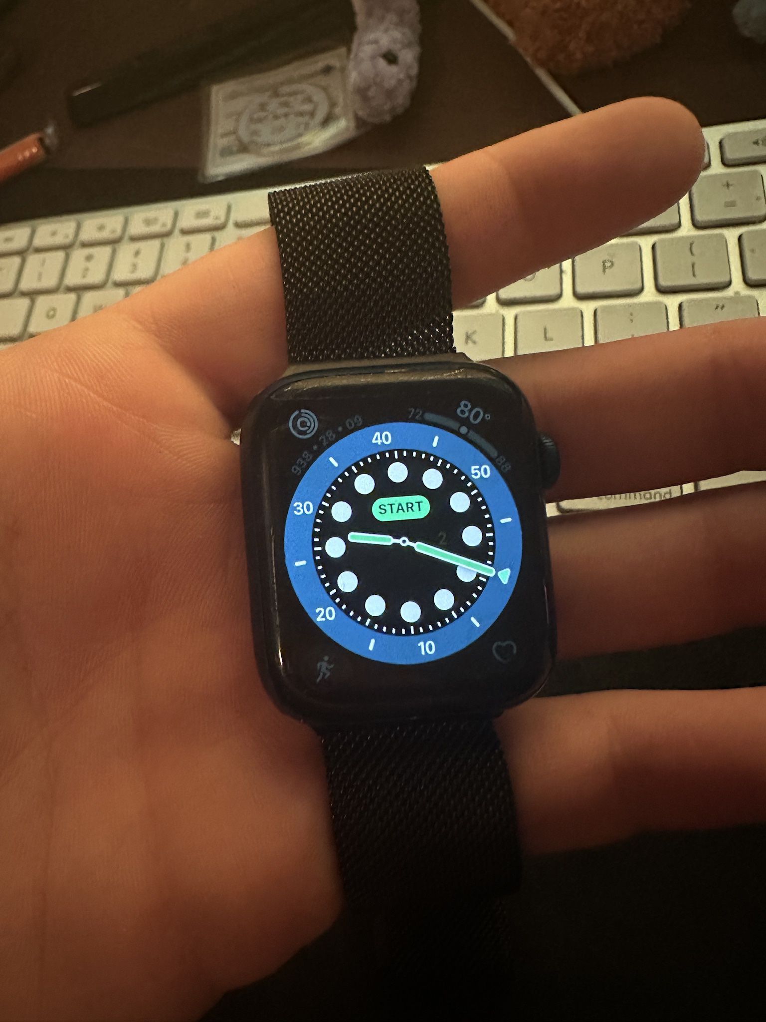 Series 6 Apple Watch - Navy Blue, Excellent Condition