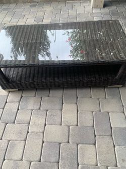 Outdoor coffee table