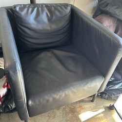 black chair
