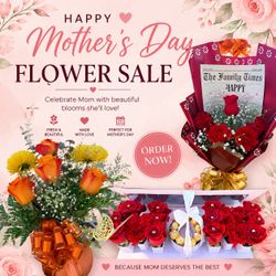 Mother’s Day flower sale
