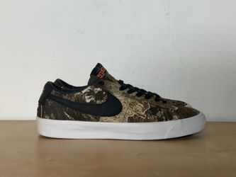 Nike Blazer Low Pro GT Premium SB Olive Realtree Camo Sneakers DO9398-002 Men’s Size 12