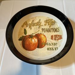 Certified International Lisa Audit 'Perfectly Ripe Tomatoes' Ceramic Pasta Bowl 13” W 3”H