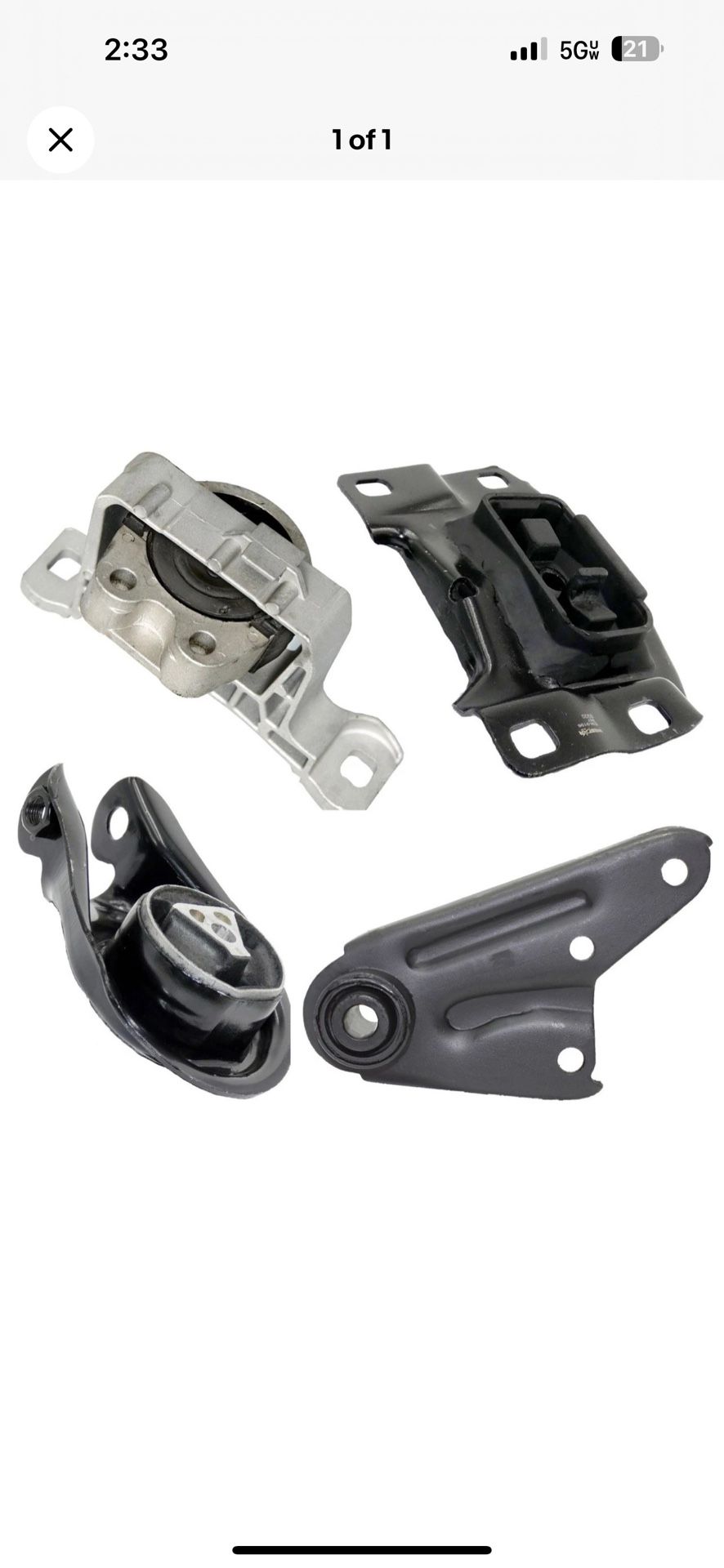 4pcSet Motor Mounts fit NoTURBO 2004 - 09 Mazda 3 2.0L 2.3L Engine n Trans Mount