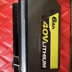 Ryobi 40 Volt Battery And Charger