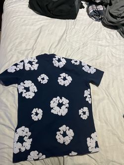 Blue Denim tear shirt