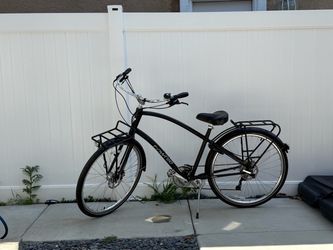 Bike Electra Townie Commute 27D – Matte Black Comfort/City Bike (Hydraulic Disc Brakes)