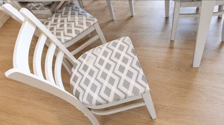 Dining table and 6 chairs