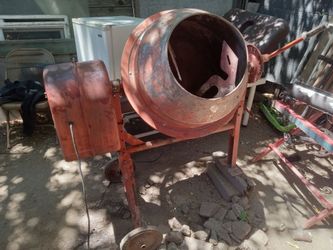 Concrete mixer and pour