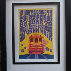 San Francisco Sign By Artist 12"X15"