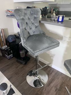 2 Grey Barstools