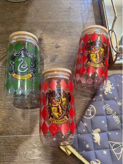 Harry Potter drinking cups glass