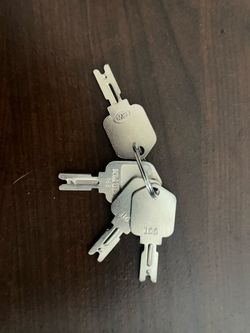 Universal Forklift Ignition Keys Set of 4