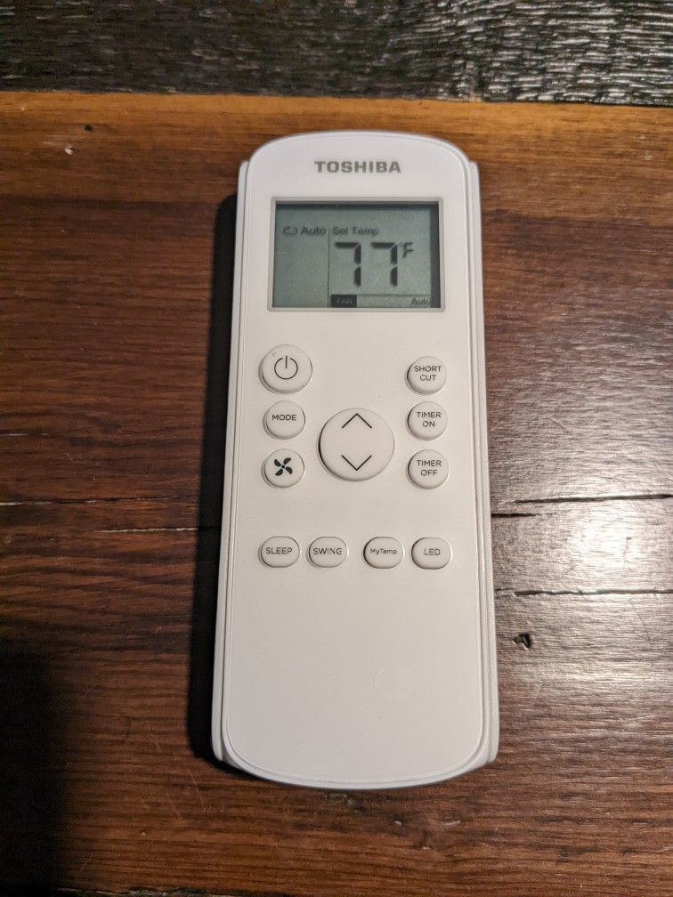 Toshiba AC Remote Control AIR Conditioner RG57H4(B)/BGEFU1