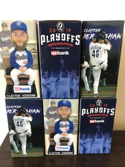 Clayton kershaw quakes playoffs bobblehead