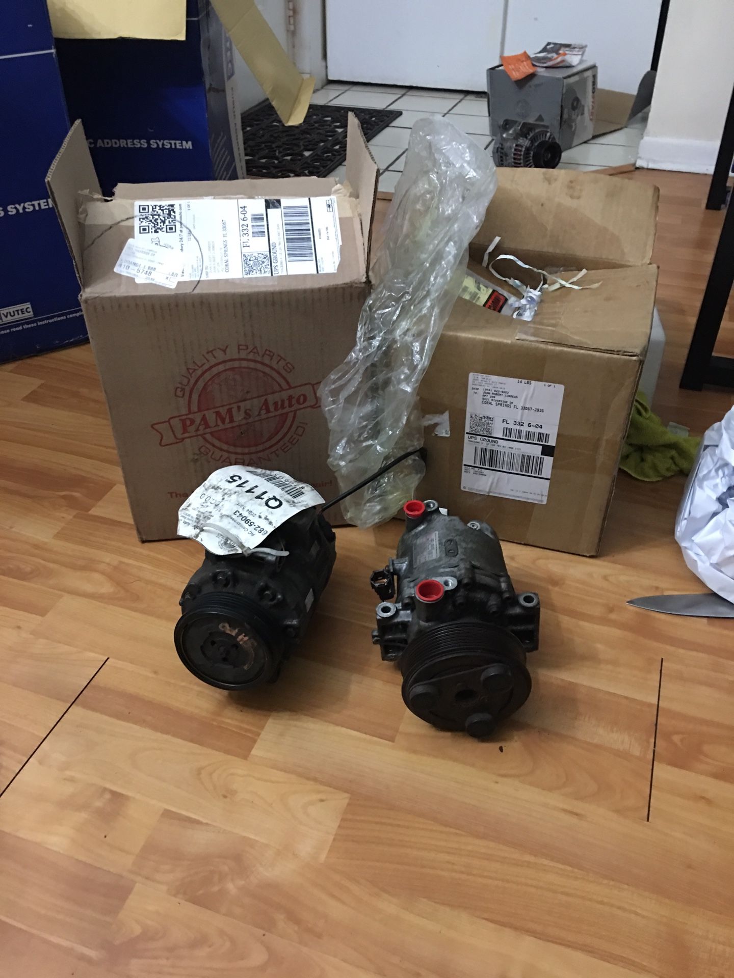 2004 BMW 530I &2005 NISSAN XTERRA AC COMPRESSORS